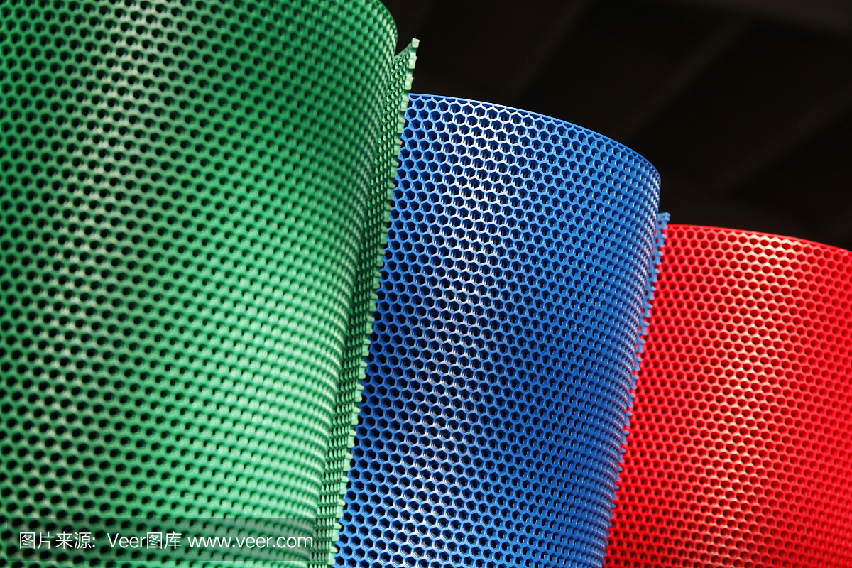 彩色穿孔塑料格柵